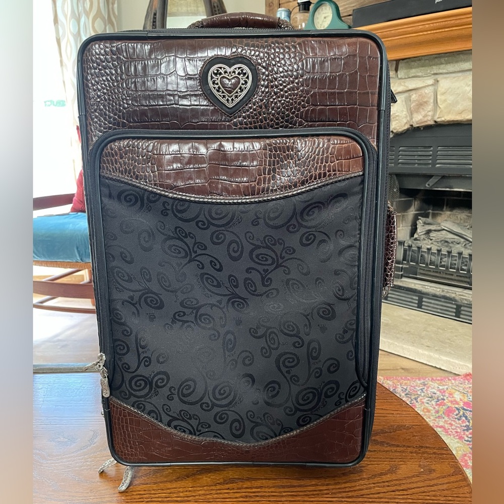Elegant Brown and Black Men's Bag